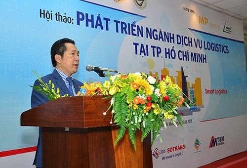 Ông Lê Duy Hiệp, Chủ tịch Hiệp hội VLA phát biểu tại Hội thảo